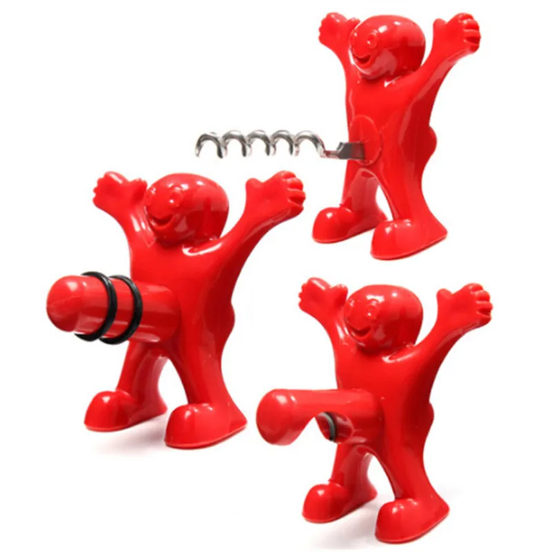 3 стиля/лот смешная газировка пиво бутылка открывалка шампанское вино контейнер