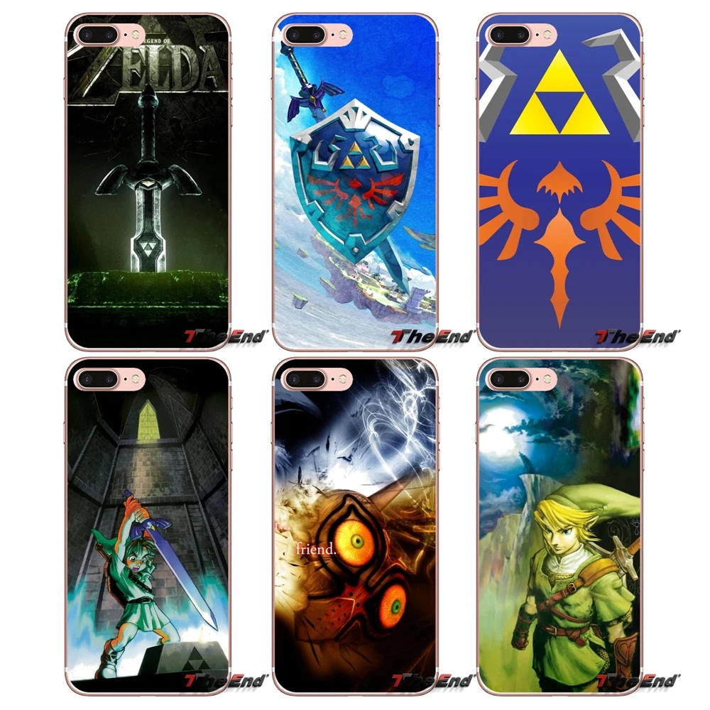 Чехлы Zelda Art Cool для Samsung Galaxy S3 S4 S5 MINI S6 S7 edge S8 S9 Plus Note 2 3 4 5 8 прозрачные мягкие
