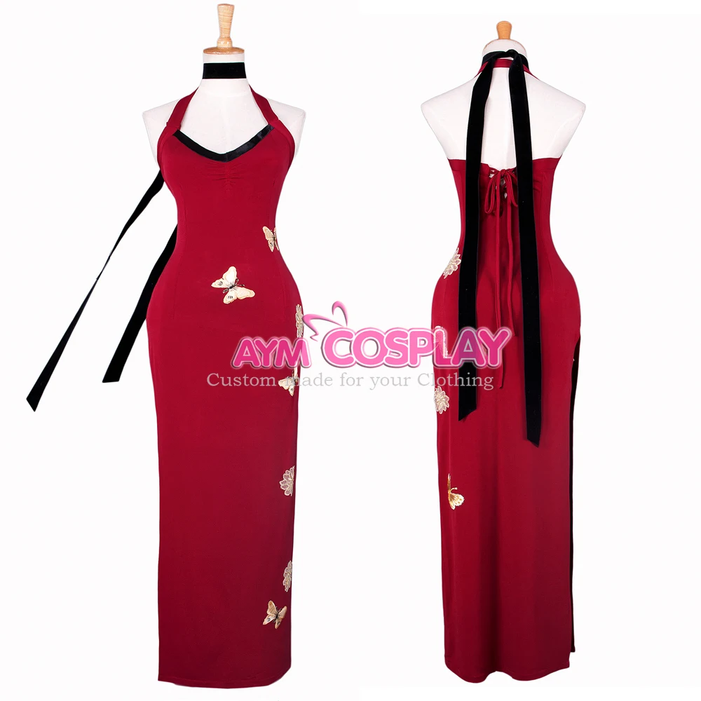 Resident Evil 5 Ада Вонг платье QIPAO фильм Сделанные на заказ [G837]|Спортивные костюмы| |