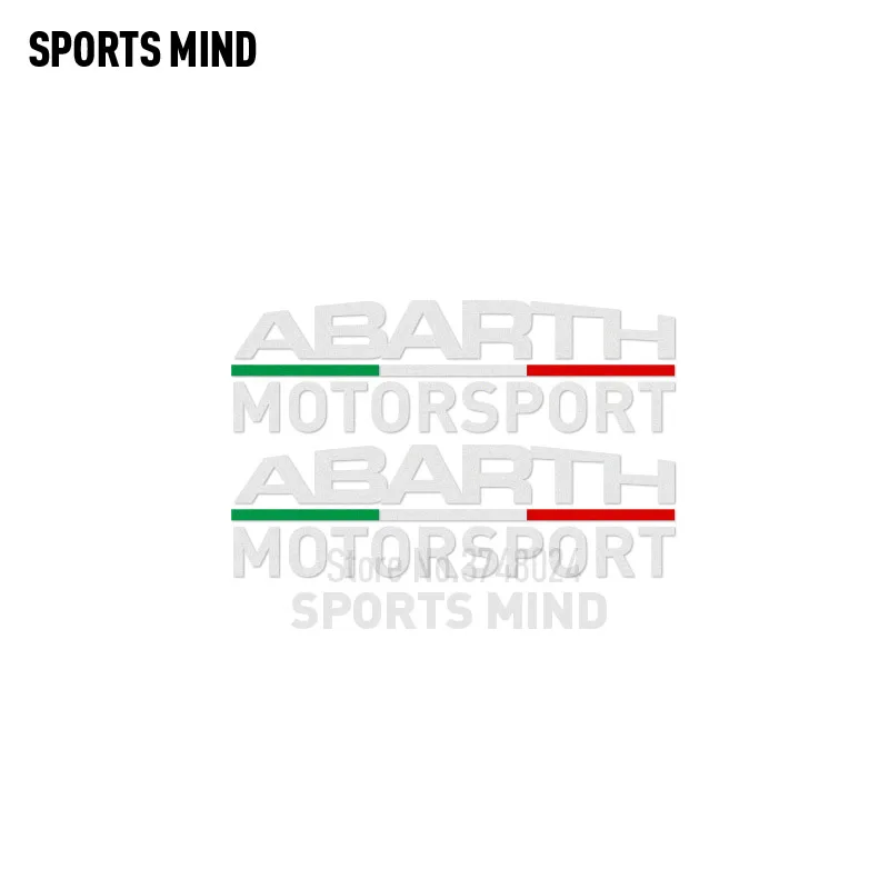 Зеркало заднего вида ABARTH на заказ 1 пара Стайлинг автомобиля для Fiat 500 Punto Stilo Bravo