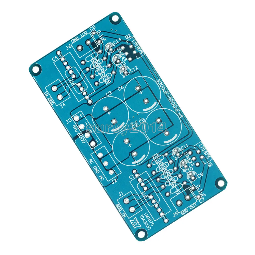 LM1875 LM1875T LM675 TDA2030 TDA2030A печатная плата усилителя мощности