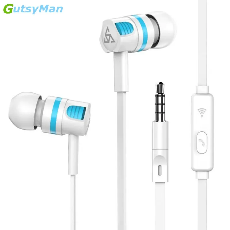 GutsyMan наушники-вкладыши красочные гарнитуры Hifi наушники бас проводные наушники для телефона наушники для телефонов fone de ouvido дропшиппинг