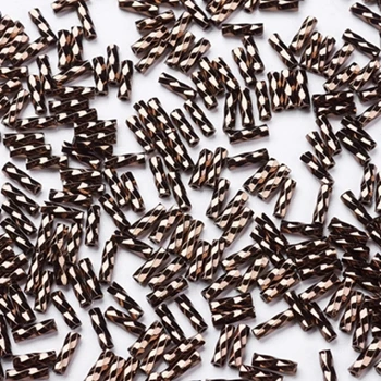 Copper Metalic Peru 3 ”MGB Matsuno стеклянные свободные японские бусины-трубки скрученные стекляруса для ювелирных изделий DIY круглые бусины с отверстием 24 цвета - Цвет: Copper Metalic Peru