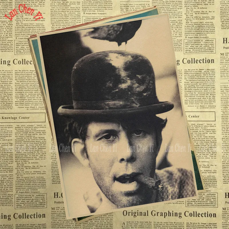 Tom Waits Band Music крафт бумага постер для бара/кафе ретро Декор картина Наклейка на