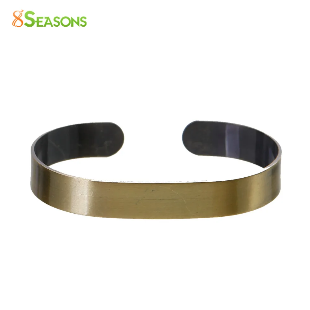 8 сезонов медь открытый браслет браслеты Овальный элемент античная бронза