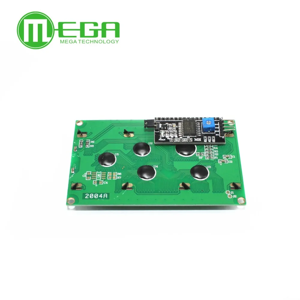 Новый ЖК дисплей 2004 + I2C 20x4 2004A синий экран HD44780 для дисплея arduino последовательный
