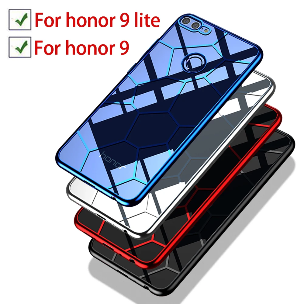 Роскошный силиконовый мягкий чехол на Honor 9 Lite Honer для huawei Чехлы light hauwei Coque |