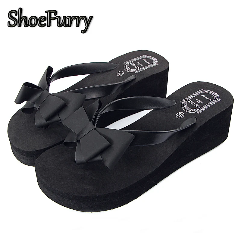 женские летние шлепанцы вьетнамки на платформе нескользящие банные босоножки