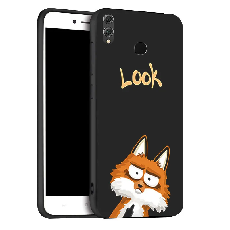 Чехол с 3D рисунком "сделай сам" для huawei Honor 8X 8A 10 Lite, чехол s, черный мягкий чехол на заднюю панель телефона для huawei Honor 7C 7A Pro 9 Lite, бампер