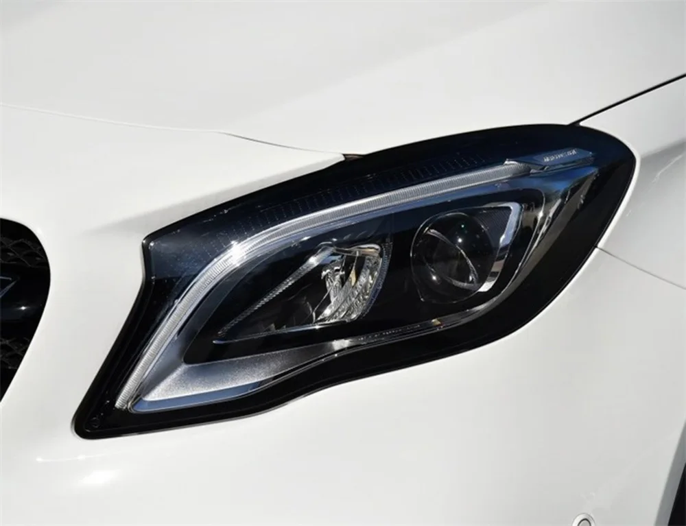Для Mercedes-Benz GLA200 GLA220 GLA260 Автомобильные фары прозрачные линзы Авто оболочка Крышка