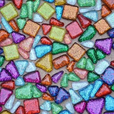 DIY мозаика бисер 250 г стеклянные шарики смешанные цвета нерегулярные мозаичные