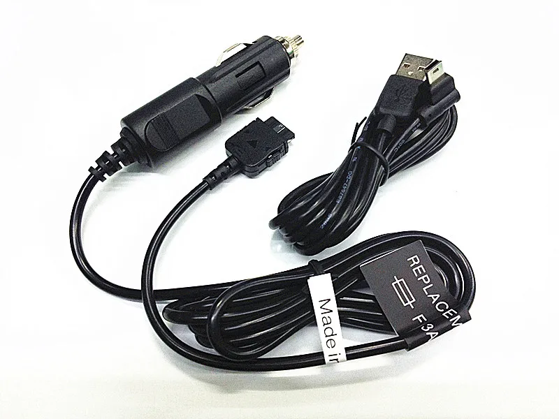 Автомобильное зарядное устройство 12 В + USB шнур для ПК Garmin GPS StreetPilot C550 C580 |