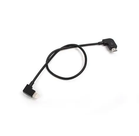Кабель для передачи данных для DJI Spark/MAVIC Pro/Mavic 2 с воздушным Управлением Micro USB для освещения/type C/Micro USB линия для IPhone для колодки для xiaomi - Цвет: IOS