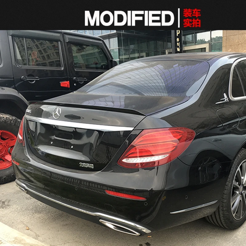 Задний спойлер из углеродного волокна класса E для багажника Mercedes Benz W213 E200 E300 E400