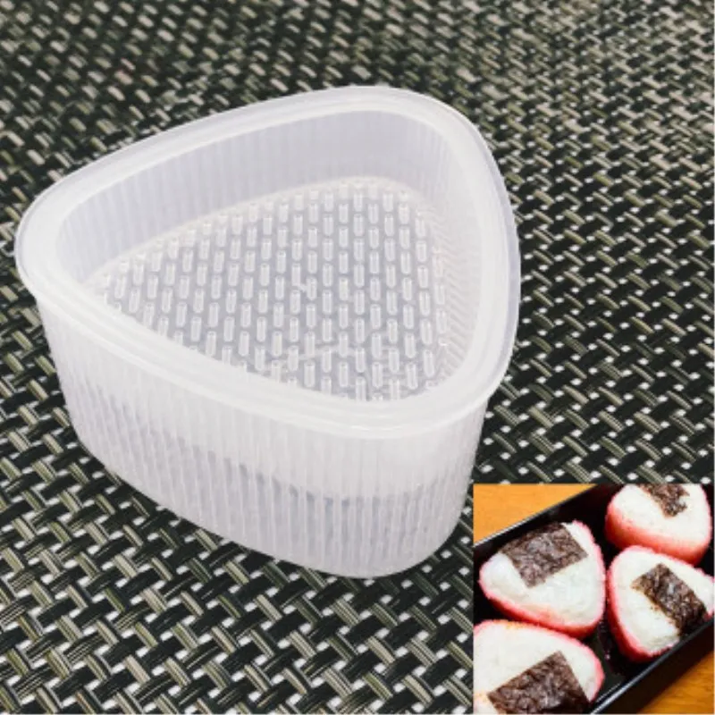

2 Sets Big And Small Trilateral Japan Nigiri Sushi Mold Rice BallMaker Non Stick Onigiri Press Bento Tool Kitchen Tools