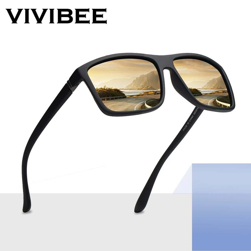 Солнцезащитные очки VIVIBEE мужские/женские прямоугольные поляризационные