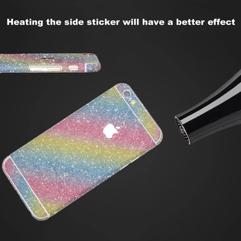 Accnic задняя крышка мобильного телефона Стикеры s для iPhone 6/6s/7/8 plus/6 plus/iPhone 6s Плюс/7 plus/8 plus всего тела с сияющими блестками телефон Стикеры пленка
