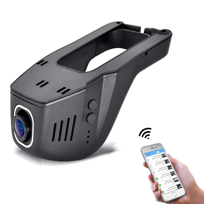 1080P мини скрытый WIFI Автомобильный видеорегистратор две камеры автомобильные DVR