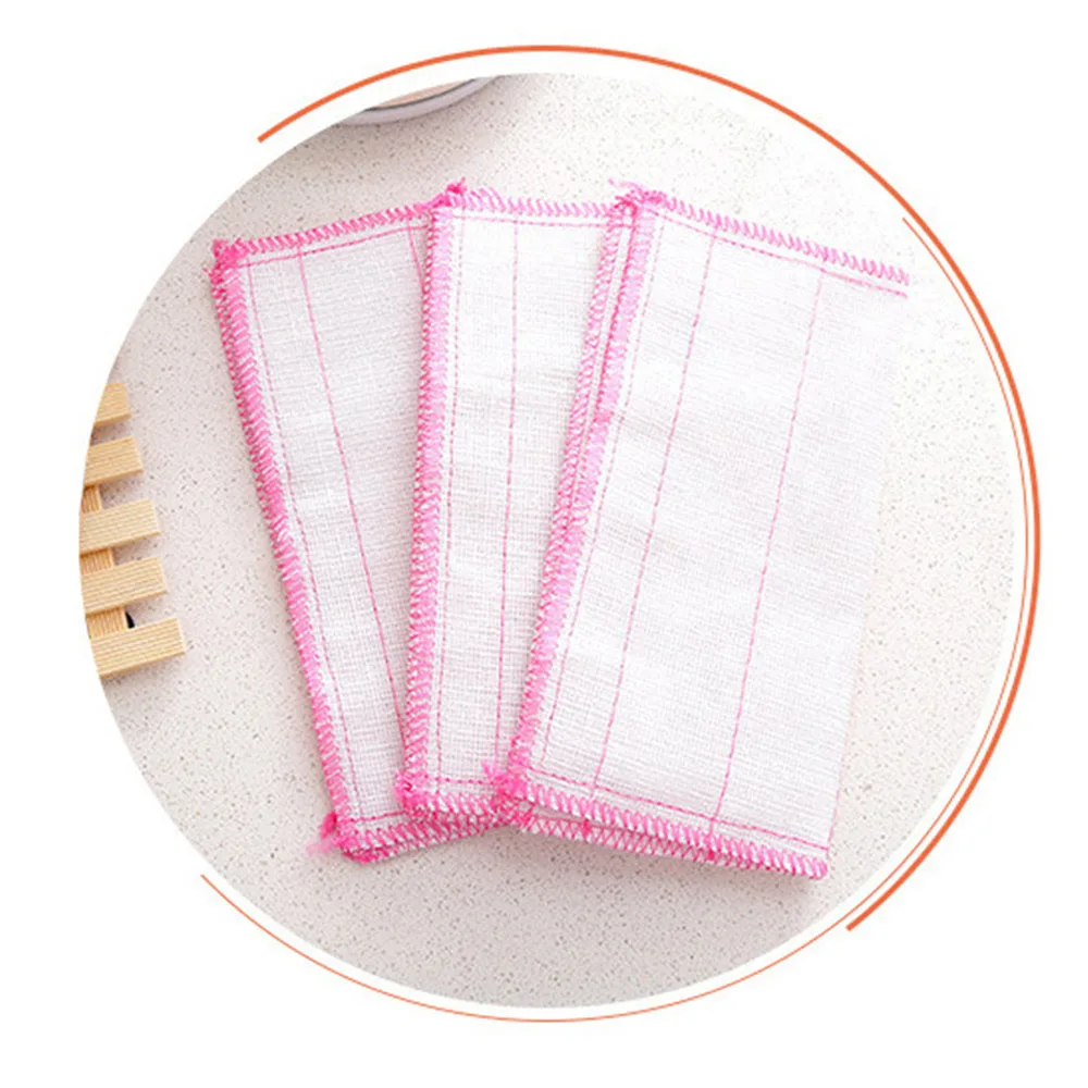 1PC 30CM*35CM Kitchen Dish Towels Restaurant Rag Square Cleaning Cloth Cotton Scouring Pad Clean Tool 50gC | Дом и сад