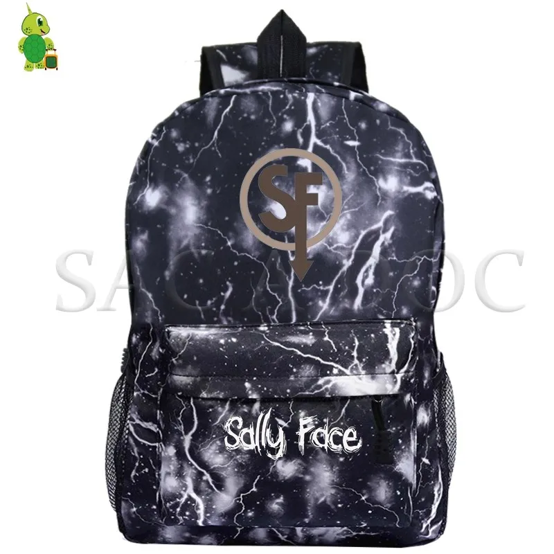 6 Sally Face Mochila рюкзак с рисунком галактики пространства для подростков, школьные сумки для женщин и мужчин, рюкзак для ноутбука, рюкзак для путешествий, детские сумки для книг - Цвет: 6