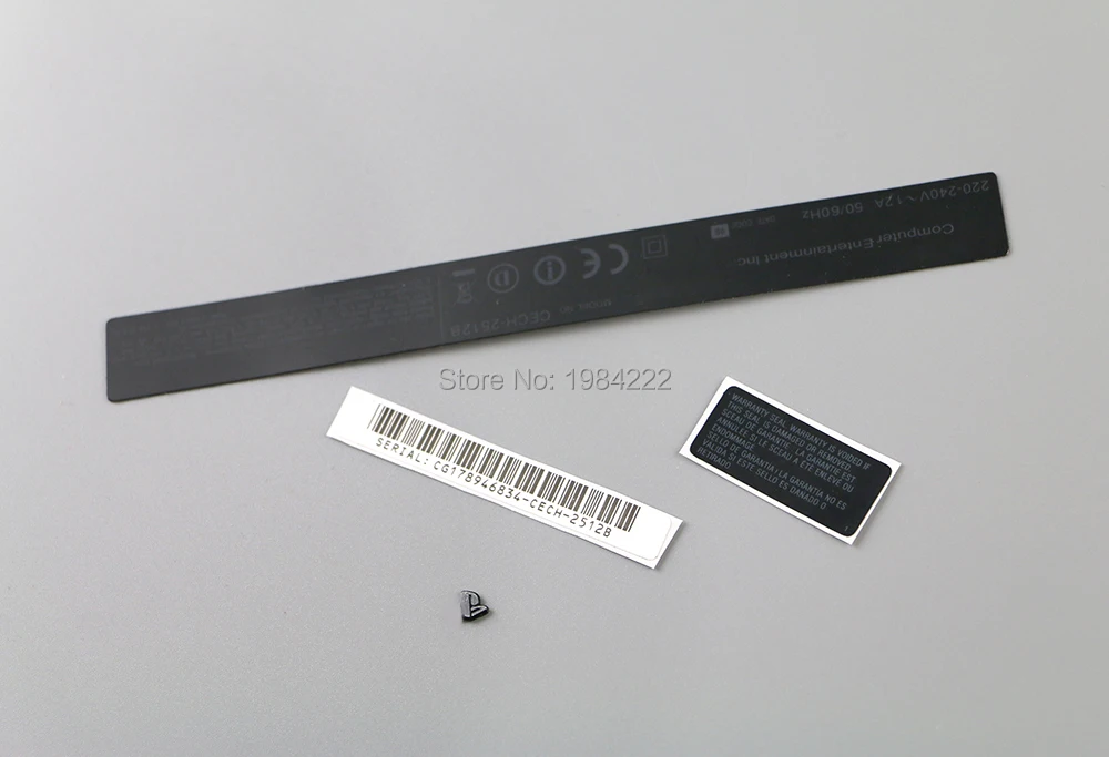 

100SETS/LOT High quality Housing Shell Sticker Lable Seals For PS3 slim CECH-2512B OCGAME
