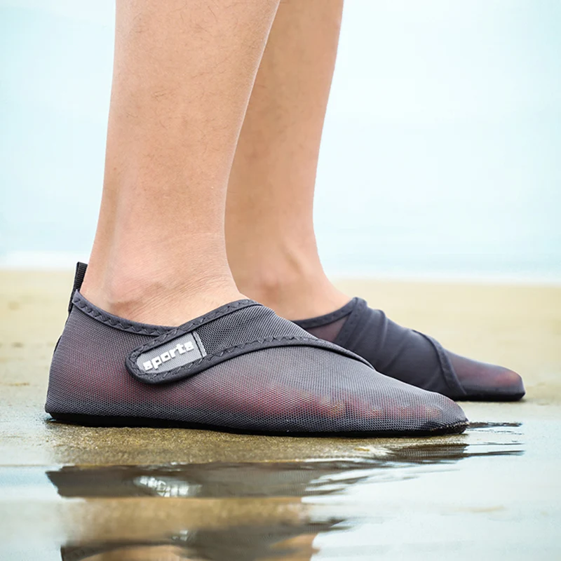 Мужские и женские кроссовки для плавания быстросохнущая пляжная сетчатая