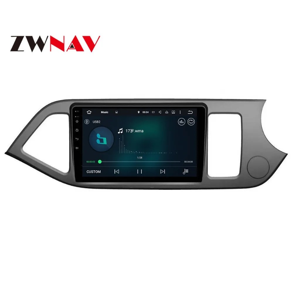 Android 8,1 автомобильный без dvd-плеера gps Навигация стерео радио для KIA PICANTO MORNING 2011 2012 2013 правое вождение