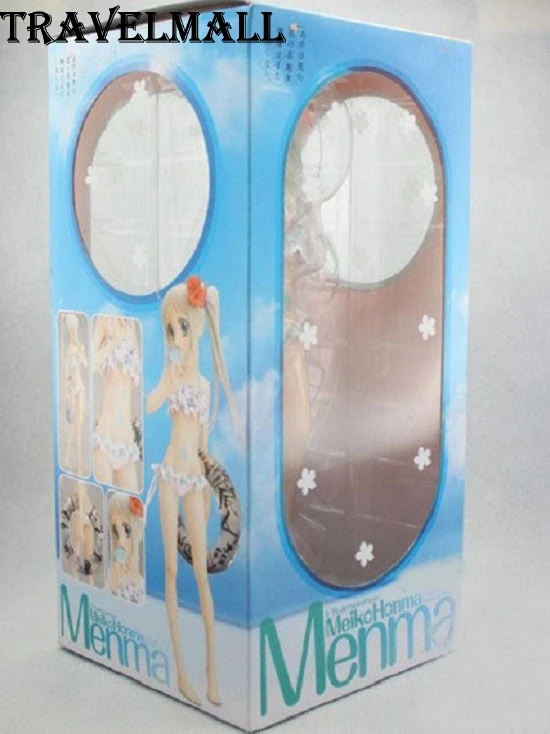 TraVelMall New in Box Anime Menma Honma Meiko 23cm PVC Action Figure Toy Model for Anohana The Flower We Saw That Day kids gift | Игрушки и