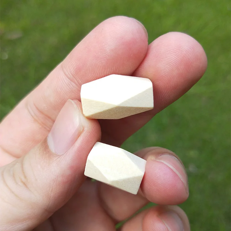 Бусины деревянные геометрические натуральный цвет 10/шт./упак. дюймов | Украшения