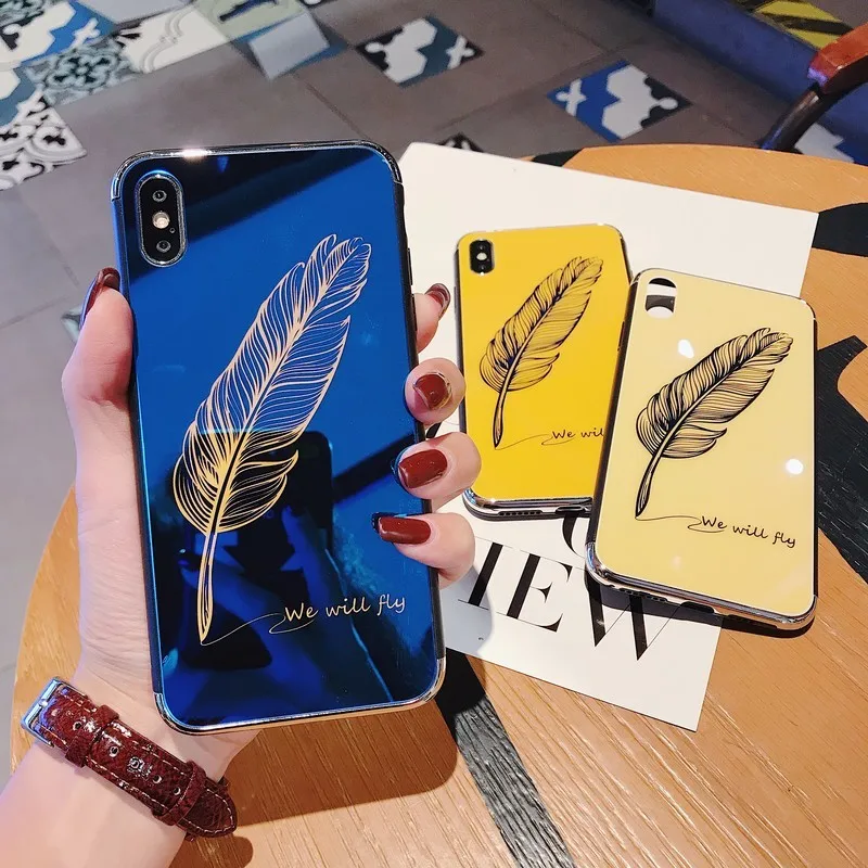 Роскошный зеркальный розовый мягкий чехол для iphone6 6S 7 8plus X XS Max XR модный красивый чехол для телефона funda
