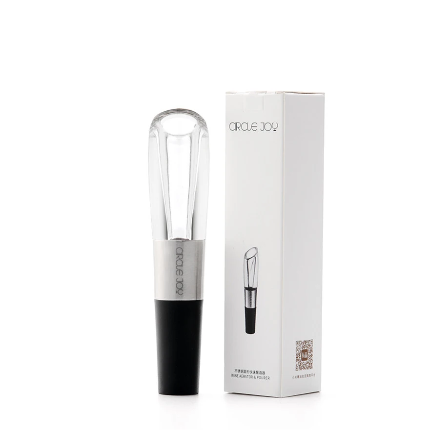 

Xiaomi Mijia Circle Joy Wine Aerating Pourer Wine Decanter Aerator Stainless Steel Quick Decanting from Xiaomi Youpin