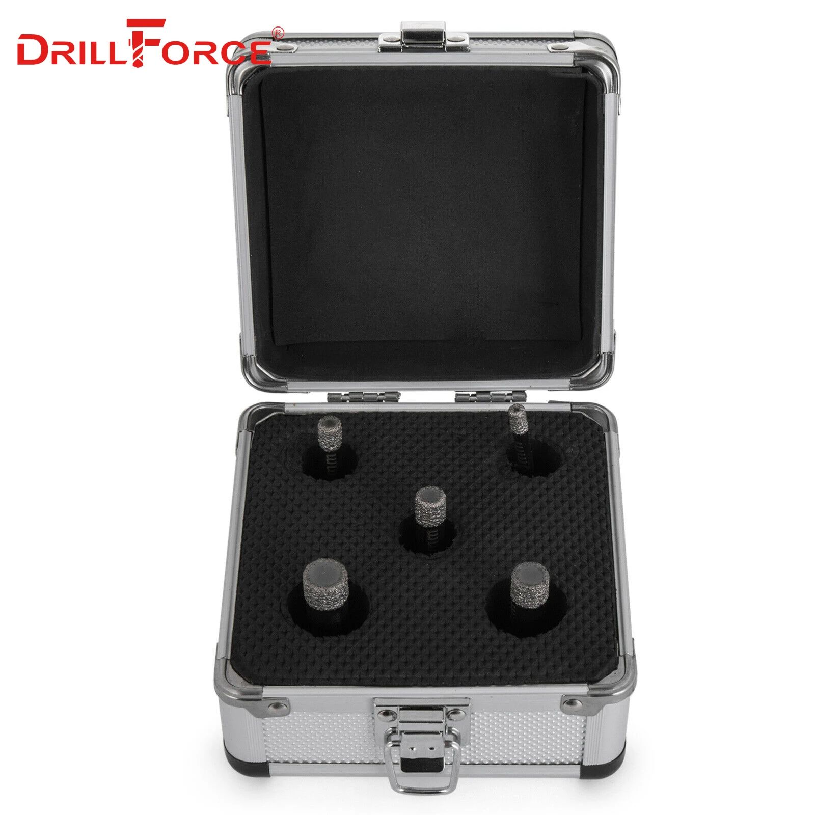 Drillforce 5 шт. алмазное отверстие Набор пил 6/8/10/12/14 мм M14 прочный Carborundum керамика
