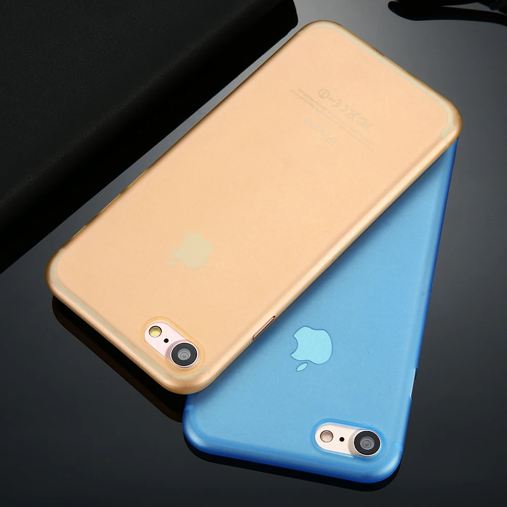 Чехол для телефона KISSCASE Muti-color iPhone X 7 8 6 6S Plus Ультратонкий матовый Жесткий ПК чехол