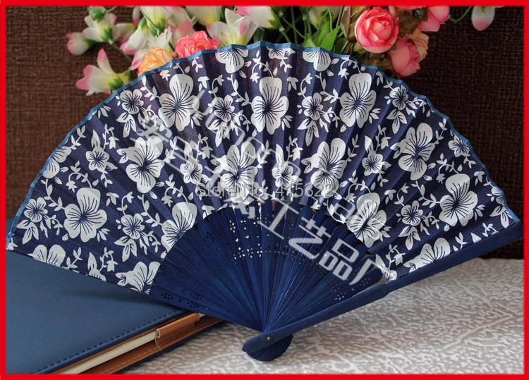 150pcs/lot free shipping assorted flower designs traditional Chinese style wedding hand fan for bride | Дом и сад