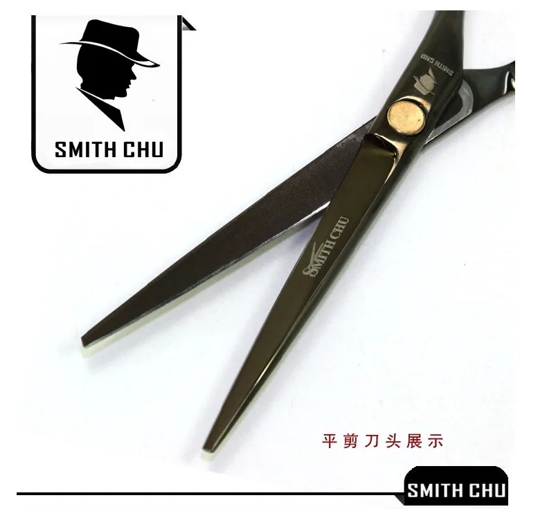 SMITH CHU 440c ножницы для парикмахеров парикмахерские товары титановые Профессиональные Парикмахерские ножницы для стрижки волос