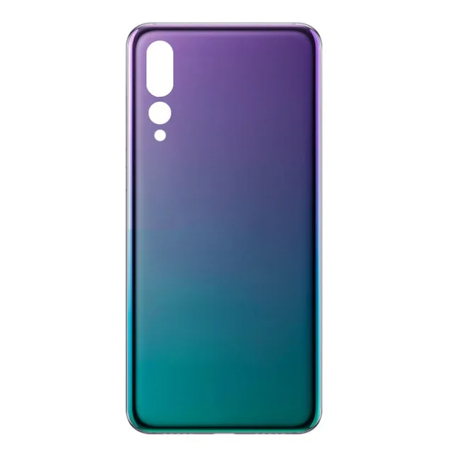 Aurora Blue no lens Стеклянный задний корпус для huawei P20 Pro, чехол для батареи, чехол для двери P20 Pro, Запасная часть - Цвет: Aurora Blue no lens