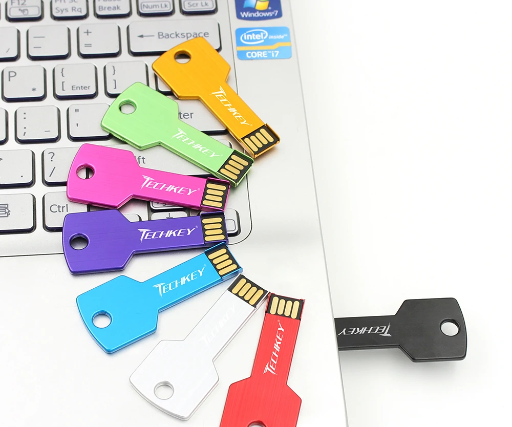 USB флеш-накопитель 32 Гб 64 Гб металлический брелок 16 ГБ 8 ГБ водонепроницаемый флеш-накопитель USB 2,0 USB флеш-накопитель карта памяти USB флеш-накопитель на заказ металл