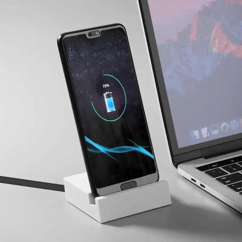 Зарядное устройство для мобильного телефона usb type C, док-станция, адаптер, держатель для телефона, подставка для Xiaomi для 4C для Letv для Oneplus 2