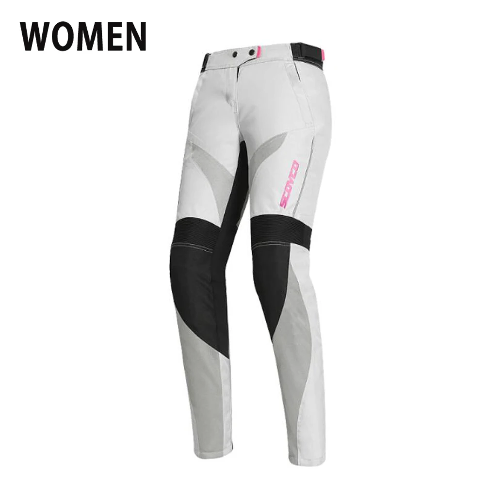 P047W pink pants SCOYCO мотоциклетная куртка летняя сетчатая дышащая гоночная одежда Светоотражающая мотоциклетная куртка для езды Jaqueta Motoqueiro - Цвет: P047W pink pants