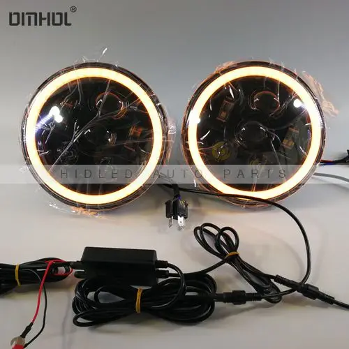 Управление через приложение со смартфона 7-дюймовые круглые светодиодные