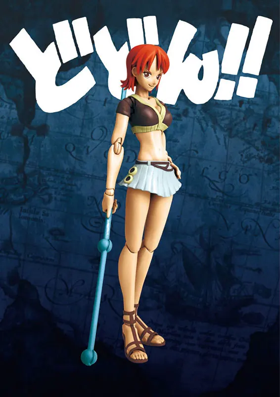 100% оригинальная BANDAI Tamashii Nation S.H. Фигурка (SHF) Nami из ONE PIECE|bandai figure|bandai animefigure types |