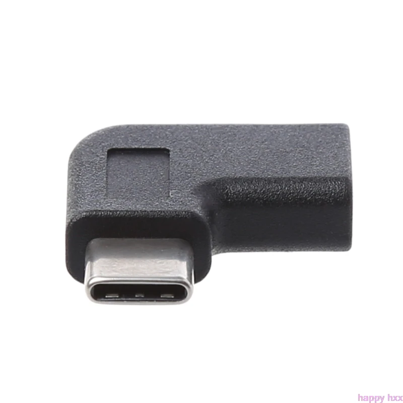 90 градусов правый угол USB 3 1 Тип C папа к женскому USB-C адаптер конвертер |
