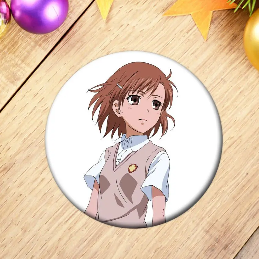 1 шт. аниме Toaru Kagaku no Rail Gun значок косплея мультфильм Misaka Mikoto брошь для рюкзака| |
