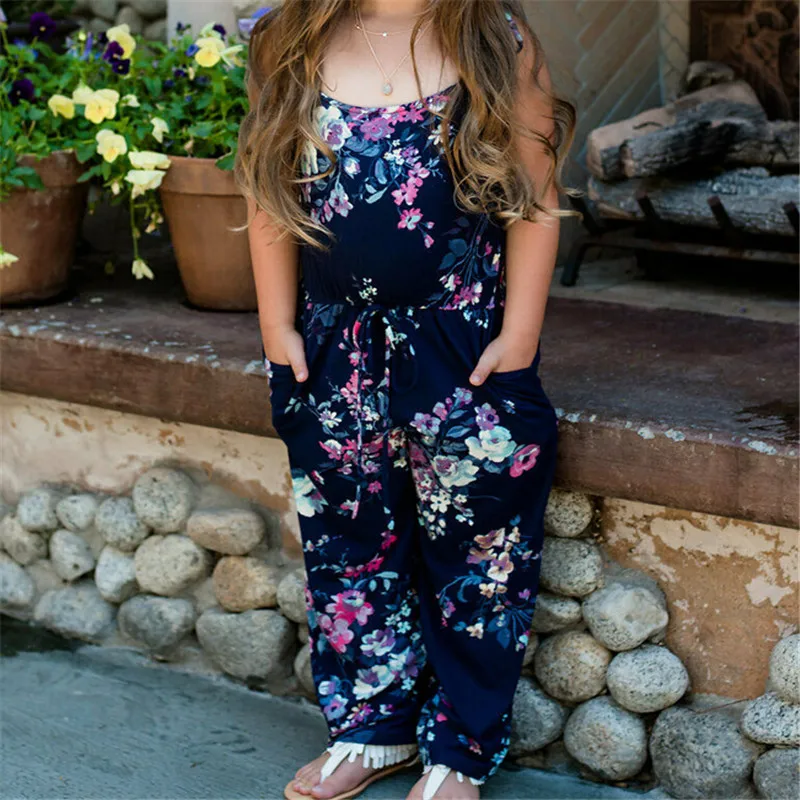 Комбинезон для мамы и дочки с цветочным принтом | Мать ребенок