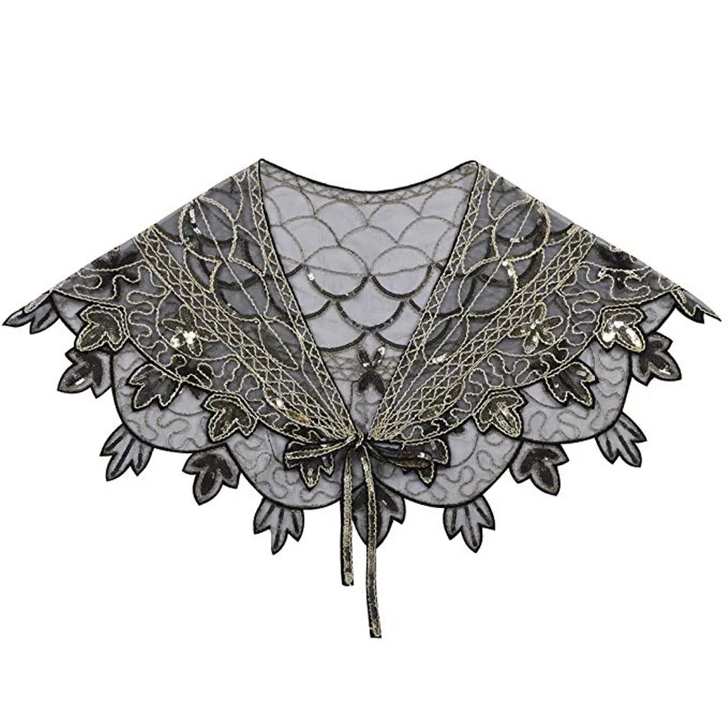 MUQGEW, женское болеро, 1920 s, шаль, расшитая бисером, жакет с блестками, деко, вечерняя накидка, Хлопушка, темперамент, накидка, топы, женское болеро, накидка