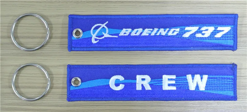 Брелок для ключей с вышивкой под экипировку аэробусов Боинг 737|airbus keychain|airbus