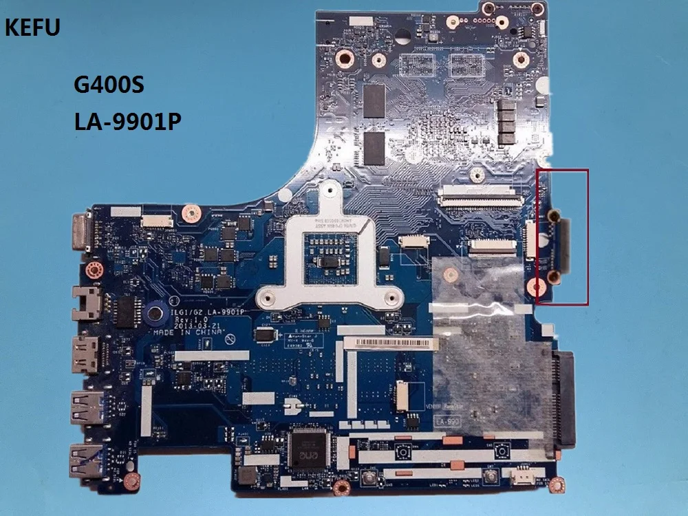 Материнская плата KEFU VILG1/G2 для Lenovo G400S с видеокартой GT720M материнская
