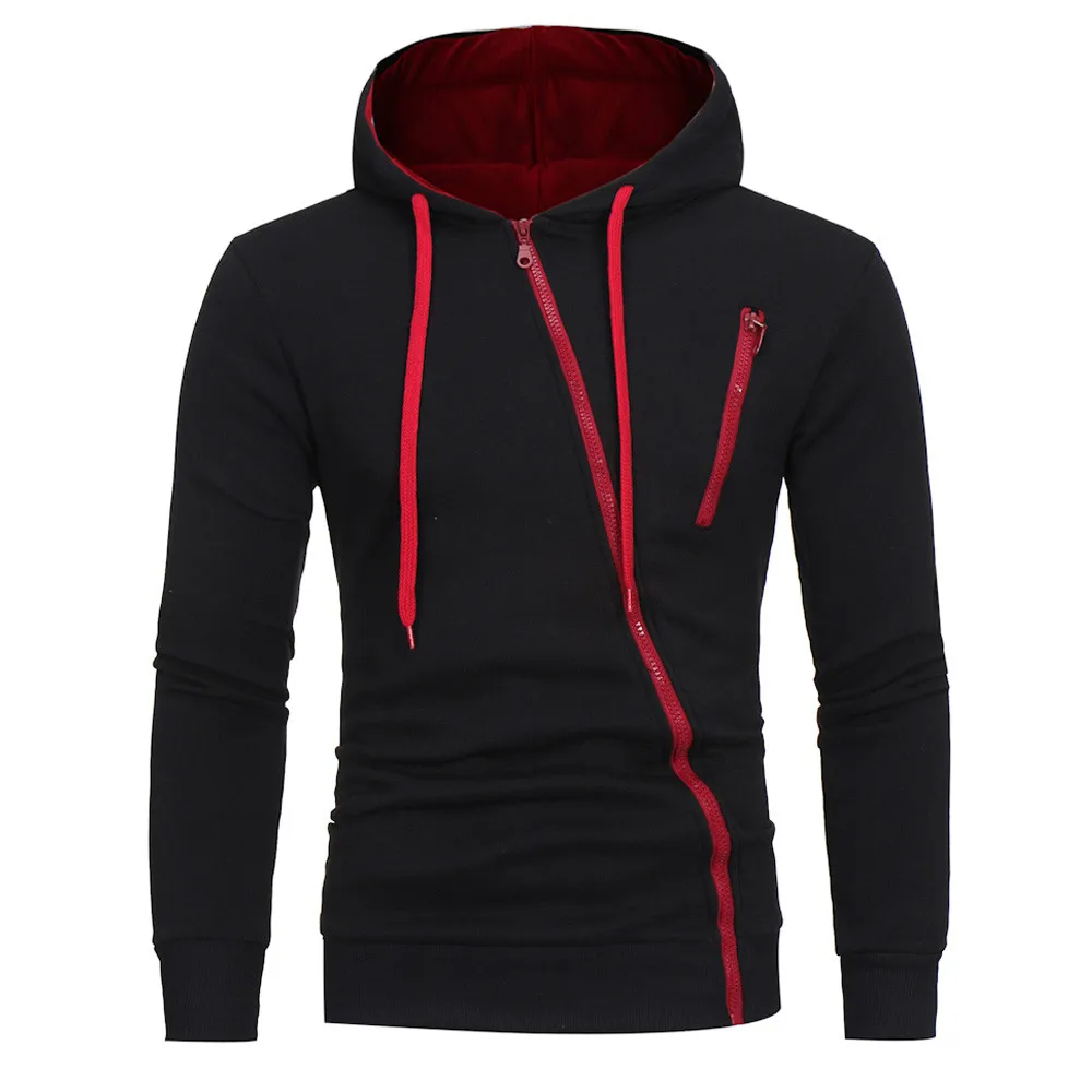 Sudadera hombre Толстовка для мужчин с капюшоном bluzy meskie на молнии Тонкий Модный