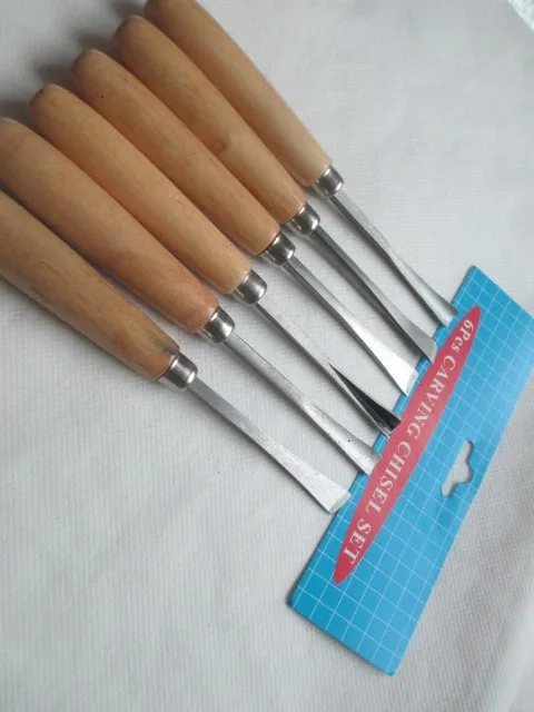 Fixmee Wood Carvers базовый набор инструментов с прямыми ручками-6 шт. Новинка |