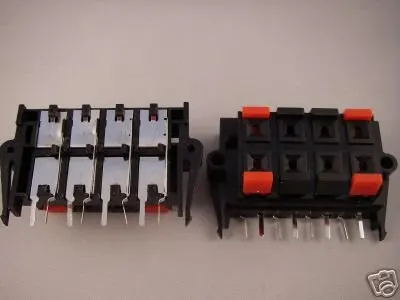 1px динамик клеммы пружинная нагрузка нажимной разъем. ST8|spring connector|connector terminalconnector